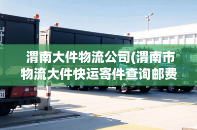 渭南大件物流公司 寄件查詢、郵費估算與票據信息咨詢服務全指南